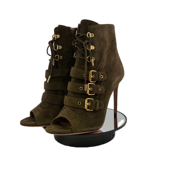 Aquazzura 37,5 open toe booties - Picture 4 of 7